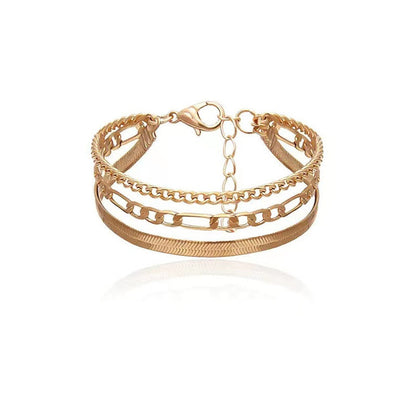 Multilayer Chain Bracelet