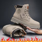 Short Fashion Seven-hole Overalls Boots