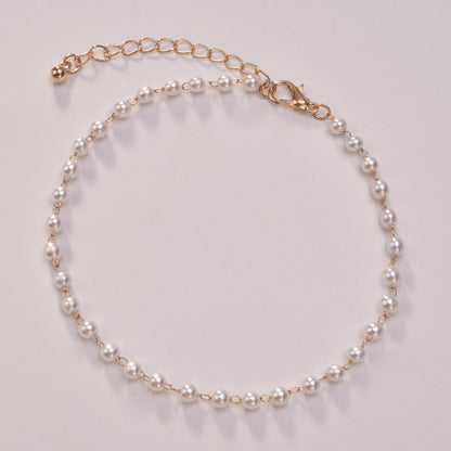 Pearl Beads Foot Bracelet
