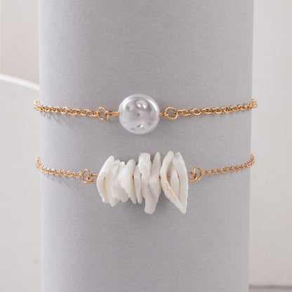 Summer Beach Jewelry Bohemia Chain Anklet Sets