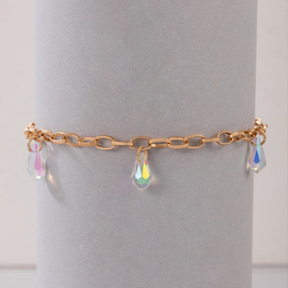 Fashion Crystal Bead Charm Anklet Jewelry