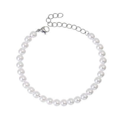 Beauty Pearl Beads Chain bracelet