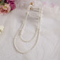 Vintage Simple Sweater Chain Classic Style Long Pearl Necklace