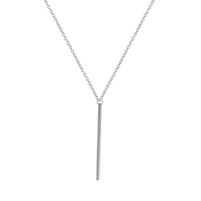 Long bar Pendant Necklace for Girl
