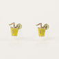 Cocktail glasses Stud Earrings