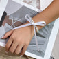 Lace up Velvet Long Pearl Necklace for Women