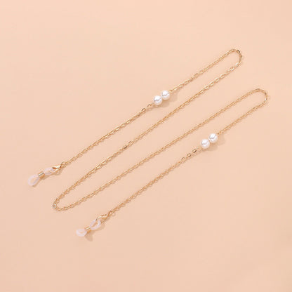 Pearl Eyeglass Chain Beaded Sunglasses Neck Holder