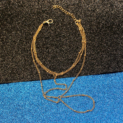 Multi-Layered Bead Chain Bracelets for Women