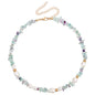 Bohemian Gemstone Irregular Beads Chain Choker Necklace