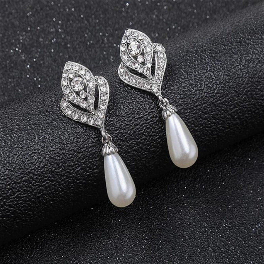 Handmade Pearl Bridal Wedding Jewelry Sets