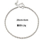 Rope Chain Anklet Women Beach Jewelry