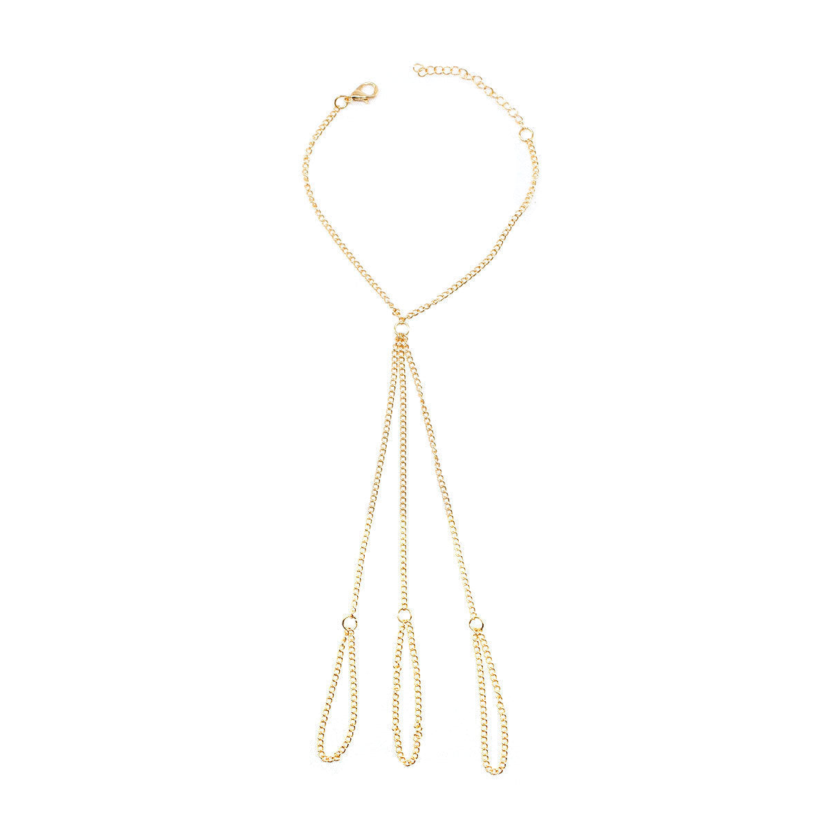 Bead Chain Bracelet Finger Chain