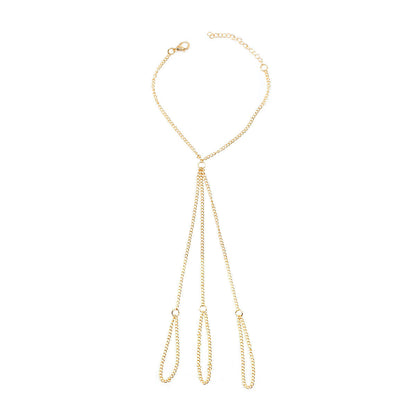 Bead Chain Bracelet Finger Chain