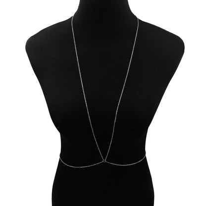 Body Jewelry Goth Chest Chains Sexy Body Chain Bikini for Women