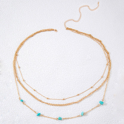 Sexy Bohemian Style Colorful Gravel Waist Chain
