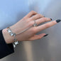 Link Chain Butterfly Finger Hand Bracelets