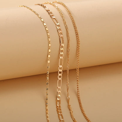 Summer Jewelry Multi-Layer Beach Chain Anklets Jewelry