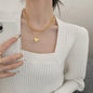 Multi-layer Chain Heart Necklace
