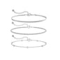 Round Beads Link Chain Anklet Jewelry