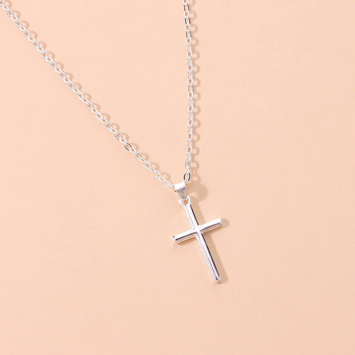 Cross Pendants Long Chain Necklace