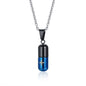 Steel Pill Perfume Bottle Neck Accessories Necklaces