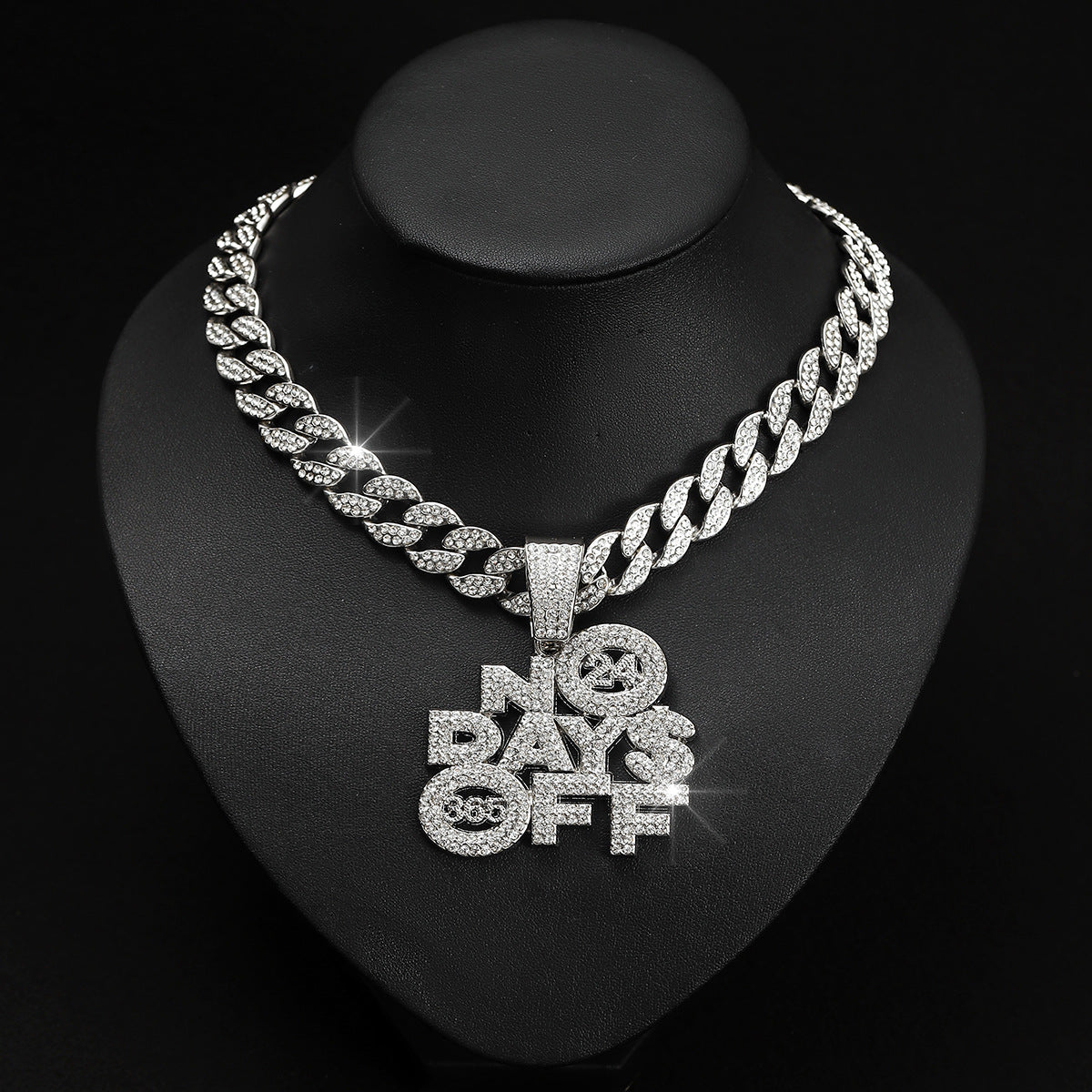 Fashion Alloy Hip Hop Cuban Link Chain Personality Necklaces