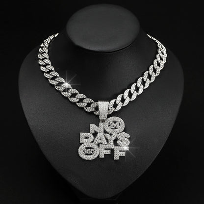 Fashion Alloy Hip Hop Cuban Link Chain Personality Necklaces