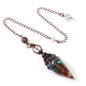 Sier Colorful Crystal Pendulum Stone Gravel Pendants