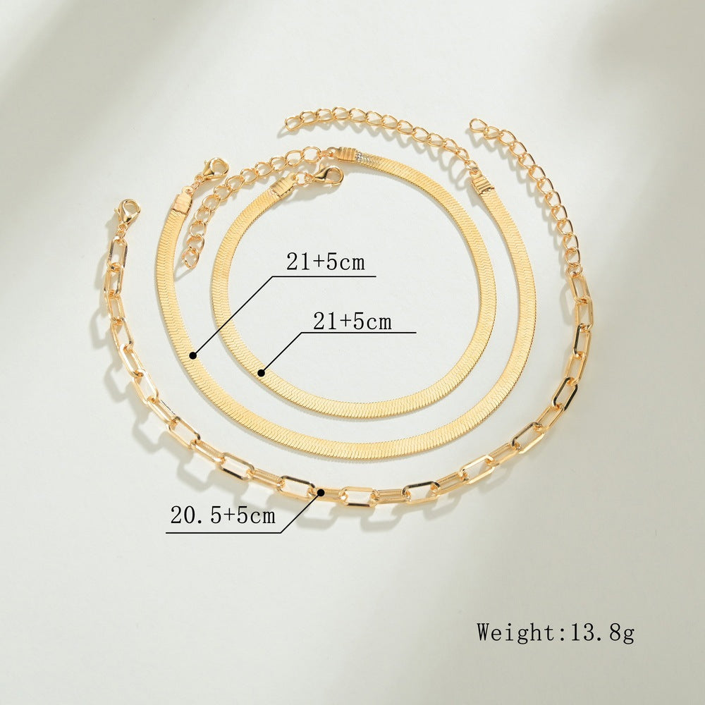Lady Foot Chain Layer Ankle Bracelet