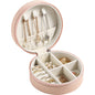 Round simple and compact jewelry Box