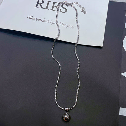 Volleyball Metal Ball Pendant Women Necklace