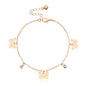 Summer Beach Butterfly Crystal Foot Ankle Chain