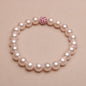 Elastic Beaded Shell Pearl Bracelet
