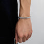 Hip Hop Iced Out Tennis Chain Bracelet, 18K Gold & White Gold Plated, 3–6mm CZ Iced Out Bling Jewelry