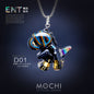 Original Cyberpunk Little Dinosaur Delicate High Design Couple Necklace