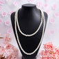Exaggeration Statement Fashion Long Imitation Pearl Beads Necklace