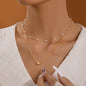Double Layered Chain Necklaces for Women