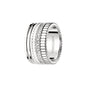 Rose Gold Full Diamond Ceramic Good Luck Comes Rings