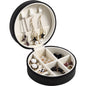 Round simple and compact jewelry Box
