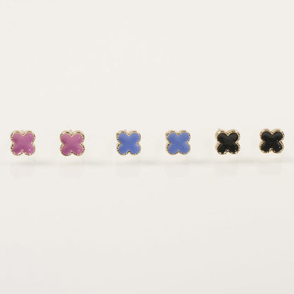Clover stud earrings set Jewelry