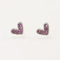 Love Heart Charm Small Stud Earrings