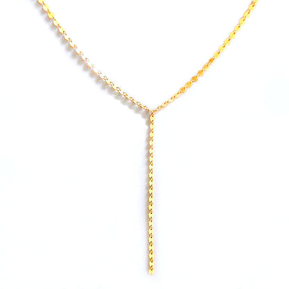 Multilayer Sequins Tassel Pendants Chain Necklace