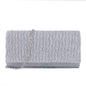Fantasy shiny pleated clutch bag