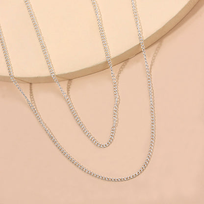 Double Layer Asymmetric Waist Chain Beach Bikini Body Jewelry