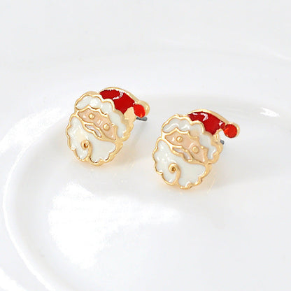 Christmas Earrings Santa Claus