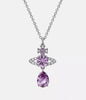 Women's Sterling Sier Classic Saturn Pearl Pin Necklaces