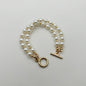 Imitation Pearl Pendant Necklace Bracelet
