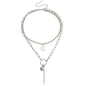 Vintage Baroque layer Chain Pearl Necklace