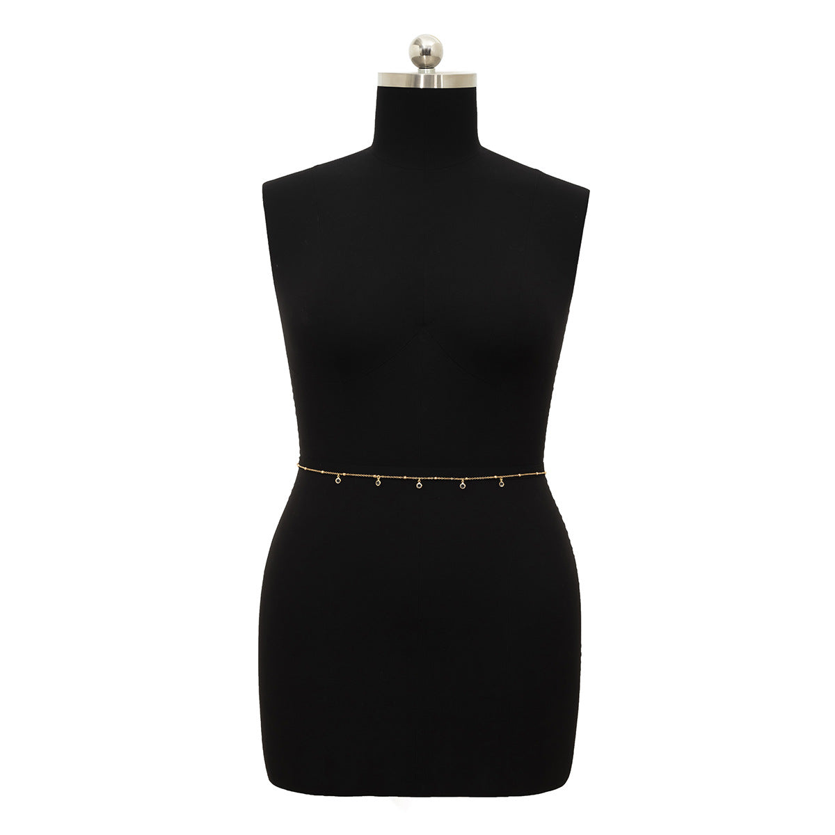 Single Layer Waist Chain Crystal Stone Body Chain