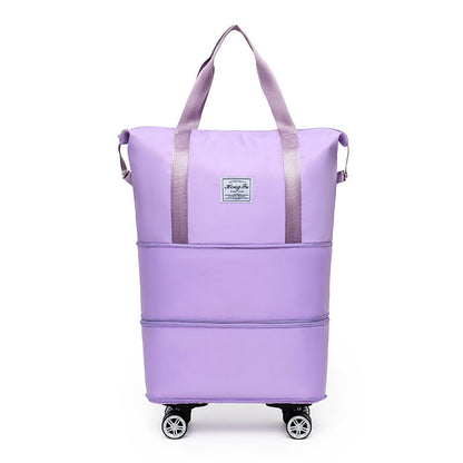 Double-Layer Travel Bag with Wet/Dry Separation, Lightweight Maternity Package